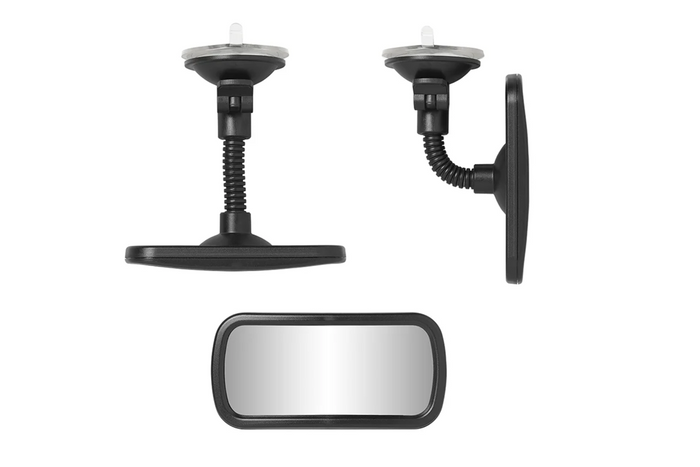 ProPlus 750641 panoramic rearview mirror with holder and suction cup 55x115mm