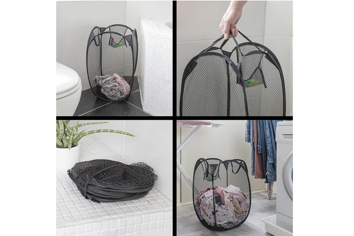 ProPlus 360814V01 Laundry Bag Foldable Basket for Camper and Travel