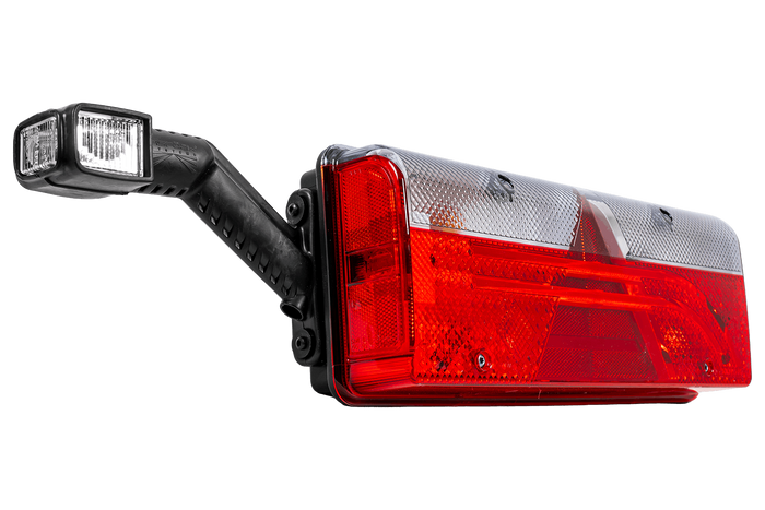 Lampy tylne ASPÖCK EUROPOINT III LED bajonet 7PIN ASS2 z rogiem 7 funkcji lewa+prawa