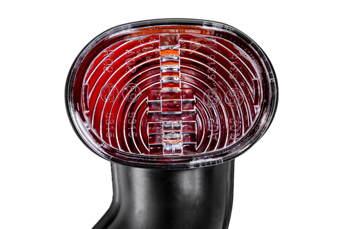 ASPÖCK SUPERPOINT II right marker lamp on a rubber arm with a side cable
