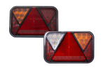 Rear lights FRISTOM FT-270 LED bayonet 5-PIN 7 functions left+right