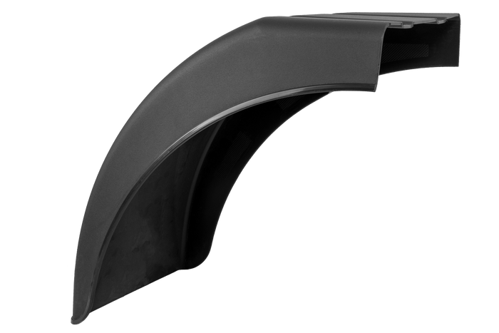 Right half mudguard for trailer DOMAR DR1014002 wheel arch 400/240mm