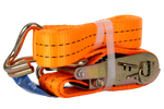 Set of four UNITRAILER 3m/35mm/2t orange transport belts with tensioner