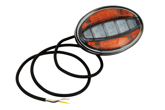 FRISTOM FT-356 LED IND universal front lamp with side mounting bracket