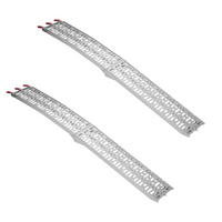 ProPlus 390096 foldable ramps aluminum ramps for trailers 220cm 680kg set of 2