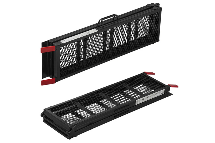 ProPlus 390094 foldable ramps steel drive-on ramps for trailers 203cm 680kg set of 2