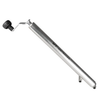 UNITRAILER crank lift for tipping and unloading a 1000kg car trailer 500-865mm