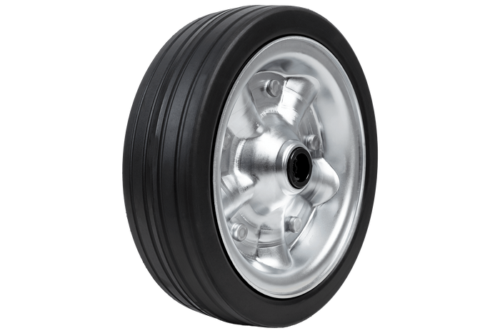 Spare wheel for the KNOTT 405725.001 jockey wheel made of solid rubber 225x65mm