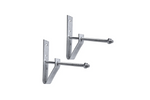 Set of two ProPlus 390050 wheel hangers wall mount tire racks