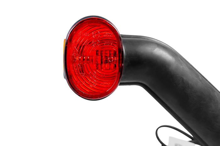 ASPÖCK SUPERPOINT II left marker lamp on a rubber arm with a side cable