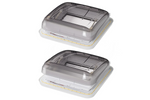 ProPlus 610905V01 camper roof window roof vent with LED lighting 400x400mm