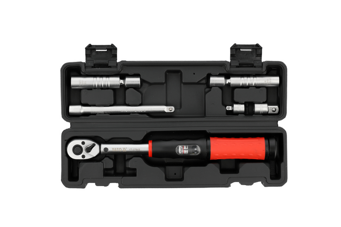 YATO 3/8" 10–60Nm 6-piece torque wrench set for spark plug replacement