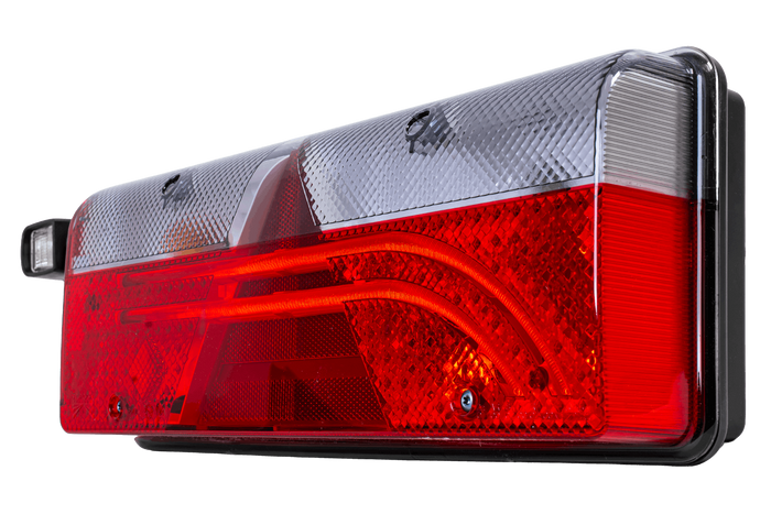ASPÖCK EUROPOINT III LED bayonet tail light 7PIN ASS2 with horn 7 functions left