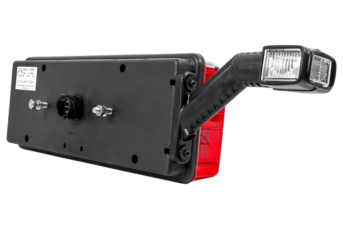 ASPÖCK EUROPOINT III LED bayonet tail lights 7PIN ASS2 with horn 7 functions left+right
