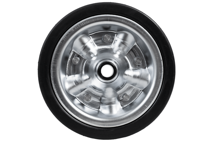 Spare wheel for the KNOTT 405725.001 jockey wheel made of solid rubber 225x65mm