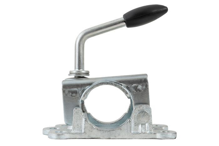 Clamp for the KNOTT LBG48 jockey wheel, cast iron, 48mm