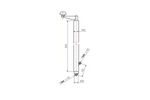 UNITRAILER crank lift with handles for tipping and unloading a 1000kg car trailer 500-865mm