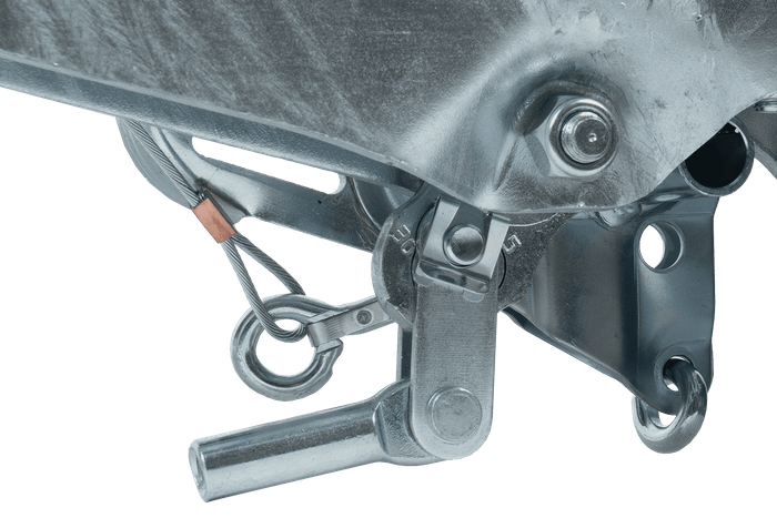 AL-KO 251S overrun device with AK270 hitch for 2600kg trailer with square drawbar